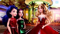 Descendants Mal & Ben Kiss at Frozen Elsa & Anna Christmas Party! With Evie, Audrey PART 3