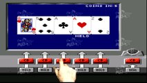 URYUPINSK. RUSSIA - APRIL 7, 2016: Gameplay game console Sega Genesis Caesars Palace - video poker