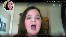 Psycho girl r m tries to sing I will always love you (100%scary)