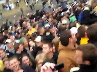 Crowd Surfing When Purdue Rushes Field vs. Ohio St.