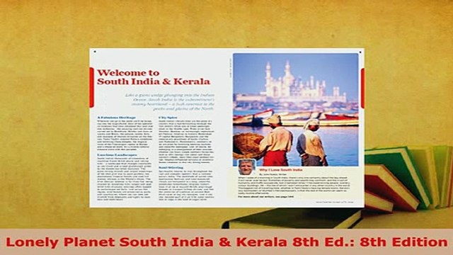PDF Lonely Planet South India Kerala 8th Ed 8th Edition Download Online