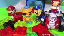 PAW PATROL [Nickelodeon] & OCTONAUTS [Disney Junior] Slide Down Paw Patrol Look Out Into LEGO Parody