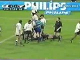 New Zealand All Blacks rugby Jonah Lomu run v Figi 2002
