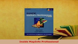 PDF  Inside MapInfo Professional Free Books