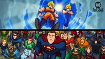 Dragon Ball Z vs DC Superheroes - What If Battle - DBZ Parody