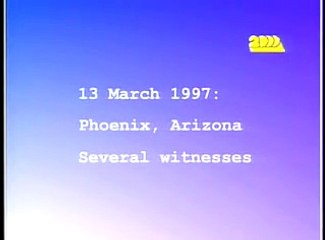 UFO - Phoenix Lights, March 13, 1997.