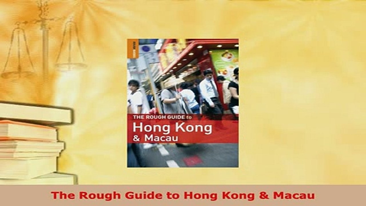 PDF  The Rough Guide to Hong Kong  Macau Read Full Ebook
