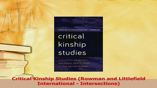 Read Critical Kinship Studies Rowman and Littlefield International Intersections PDF Online