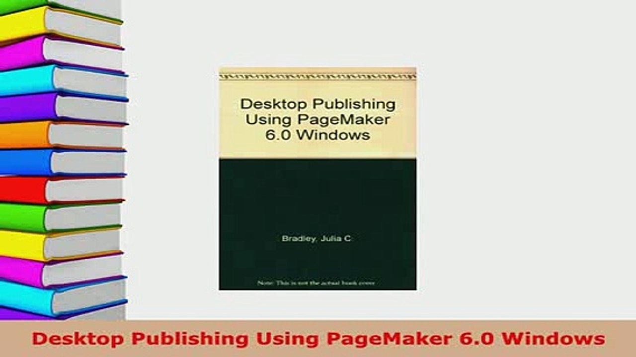 PDF  Desktop Publishing Using PageMaker 60 Windows Download Full Ebook