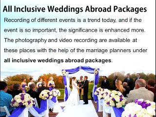 wedding abroad packages