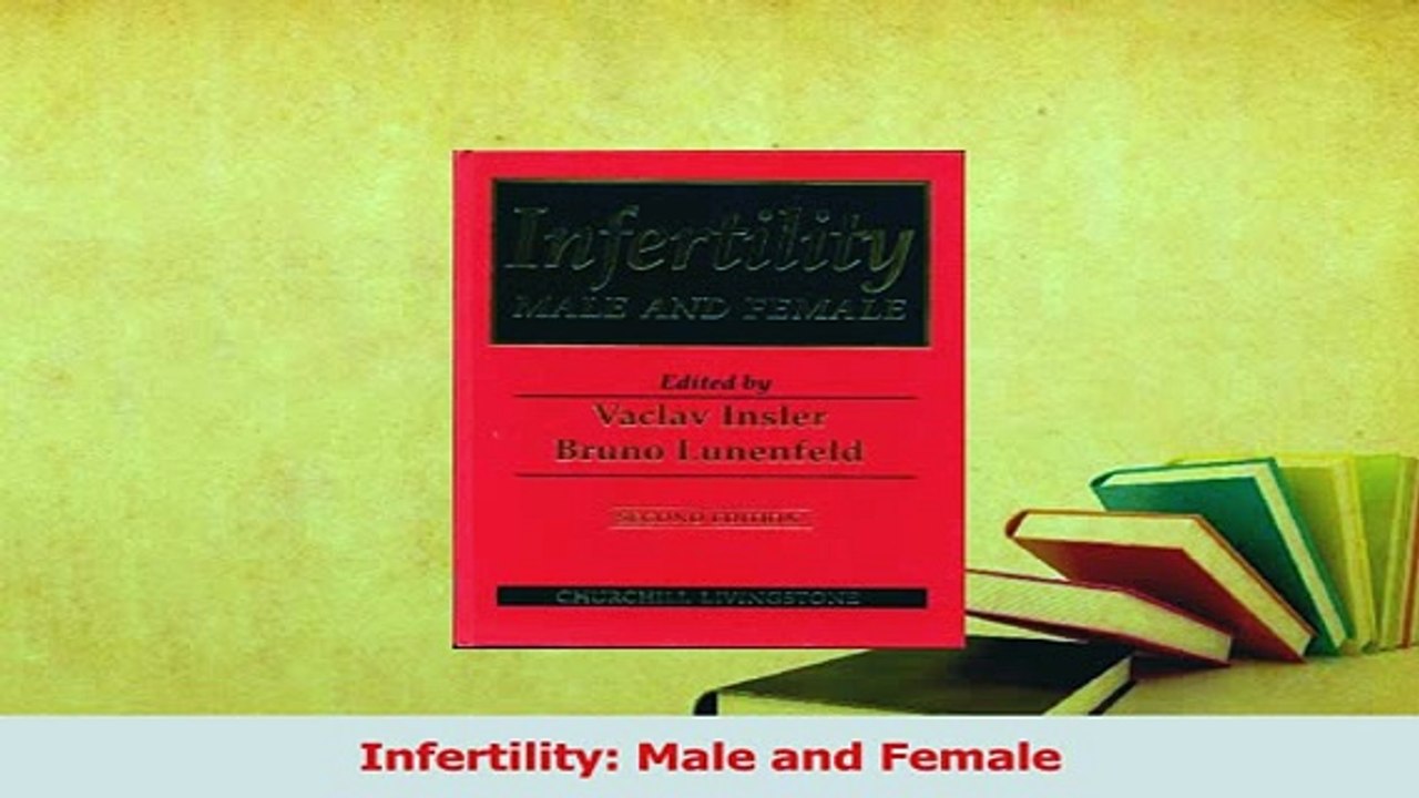 Read  Infertility Male and Female Ebook Free