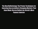 [Read book] The New Buffettology: The Proven Techniques for Investing Successfully in Changing