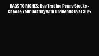 [Read book] RAGS TO RICHES: Day Trading Penny Stocks - Choose Your Destiny with Dividends Over