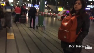 Schiphol partly closed, security thread and arrests, massive amount of police present (2/4)
