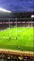 Final moments when England beat New Zealand in the rugby at Twickenham!