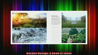 Read  Garden Design A Book of Ideas  Full EBook