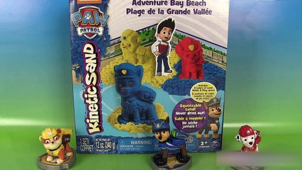 Pat Patrouille Sable Plage de la Grande Vallée Paw Patrol Kinetic Sand Adventure Bay Beach