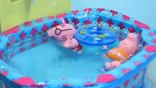 Свинка Пеппа БАССЕЙН для ПЕППЫ И ДЖОРДЖА Мультфильм для детей Peppa Pig