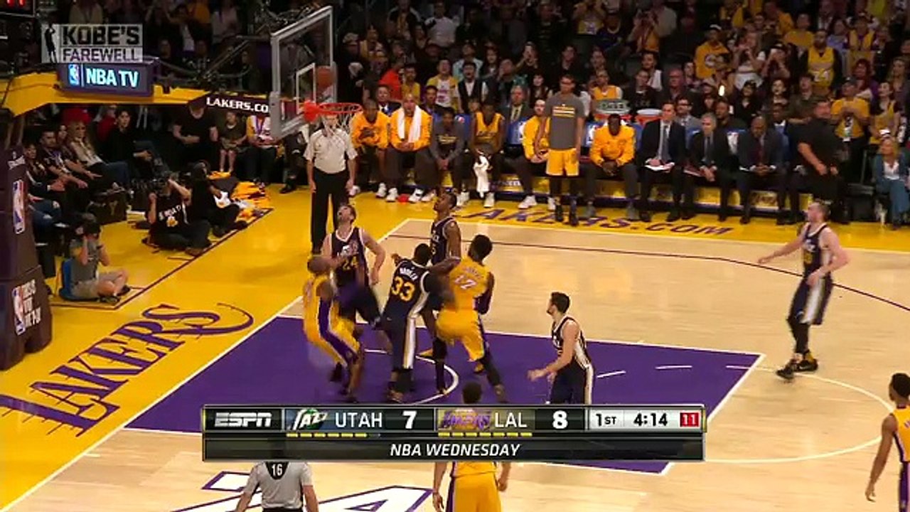 Watch Kobe score 60 points in final game