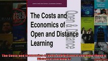 FREE DOWNLOAD  The Costs and Economics of Open and Distance Learning Open  Distance Learning S  DOWNLOAD ONLINE