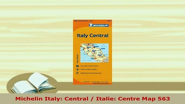 PDF Michelin Italy Central Italie Centre Map 563 Download Full Ebook