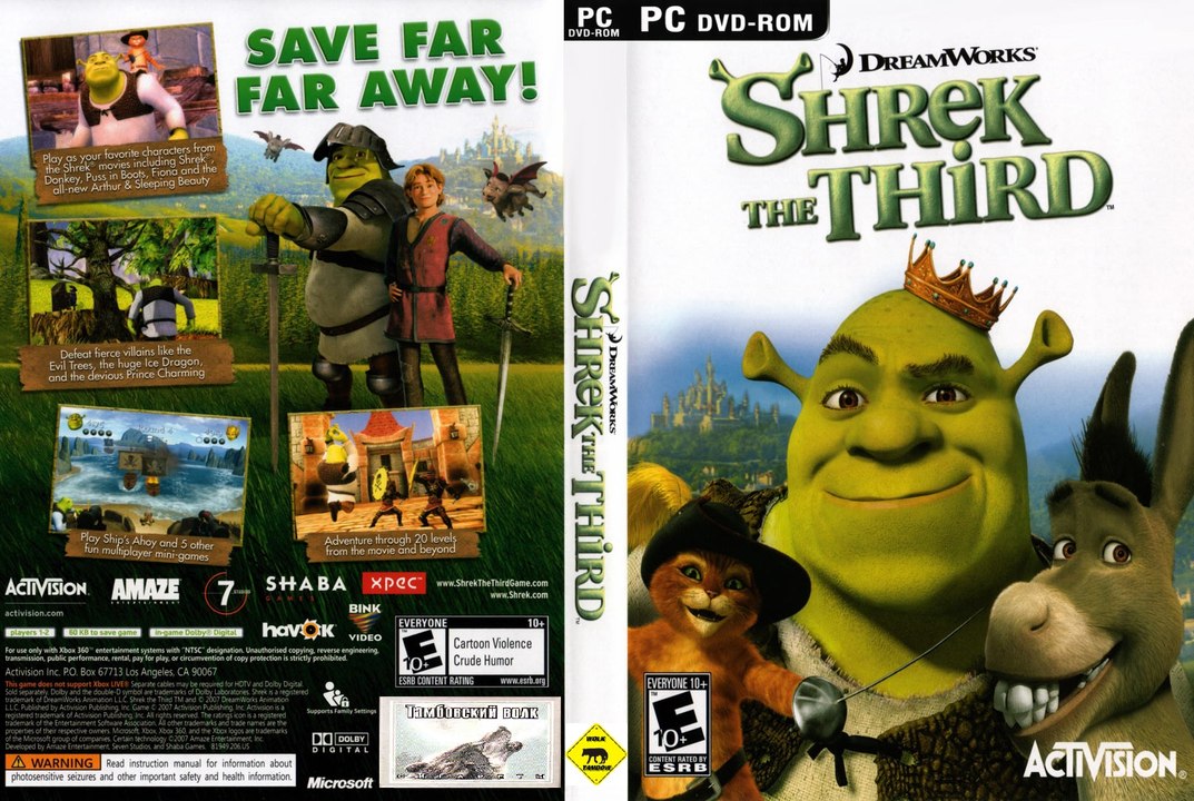 How to install  Shrek the Third  PC GAME 100% WORKING