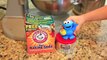 Cookie Monster Bakes Cookies and Bakes In The OVEN! Sesame Street Play Doh Play dough