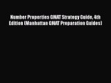 [Read book] Number Properties GMAT Strategy Guide 4th Edition (Manhattan GMAT Preparation Guides)