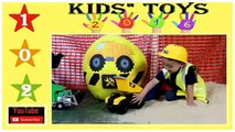 [Kids' Toys 102] Xe đồ chơi trẻ em - Xe tải, xe xúc, xe cứu hỏa, xe ben, xe cần cẩu, xe rác, Xe ủi