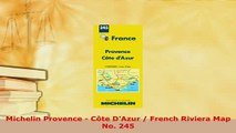 PDF  Michelin Provence  Côte DAzur  French Riviera Map No 245 Read Online