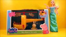 Peppa Pig Miss Rabbits Helicopter Toy Peppa And George Surprise Play Doh Egg By WD Toys Juguetes