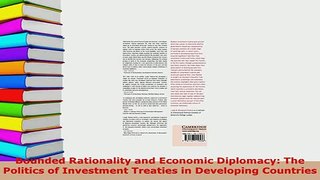PDF  Bounded Rationality and Economic Diplomacy The Politics of Investment Treaties in Read Full Ebook