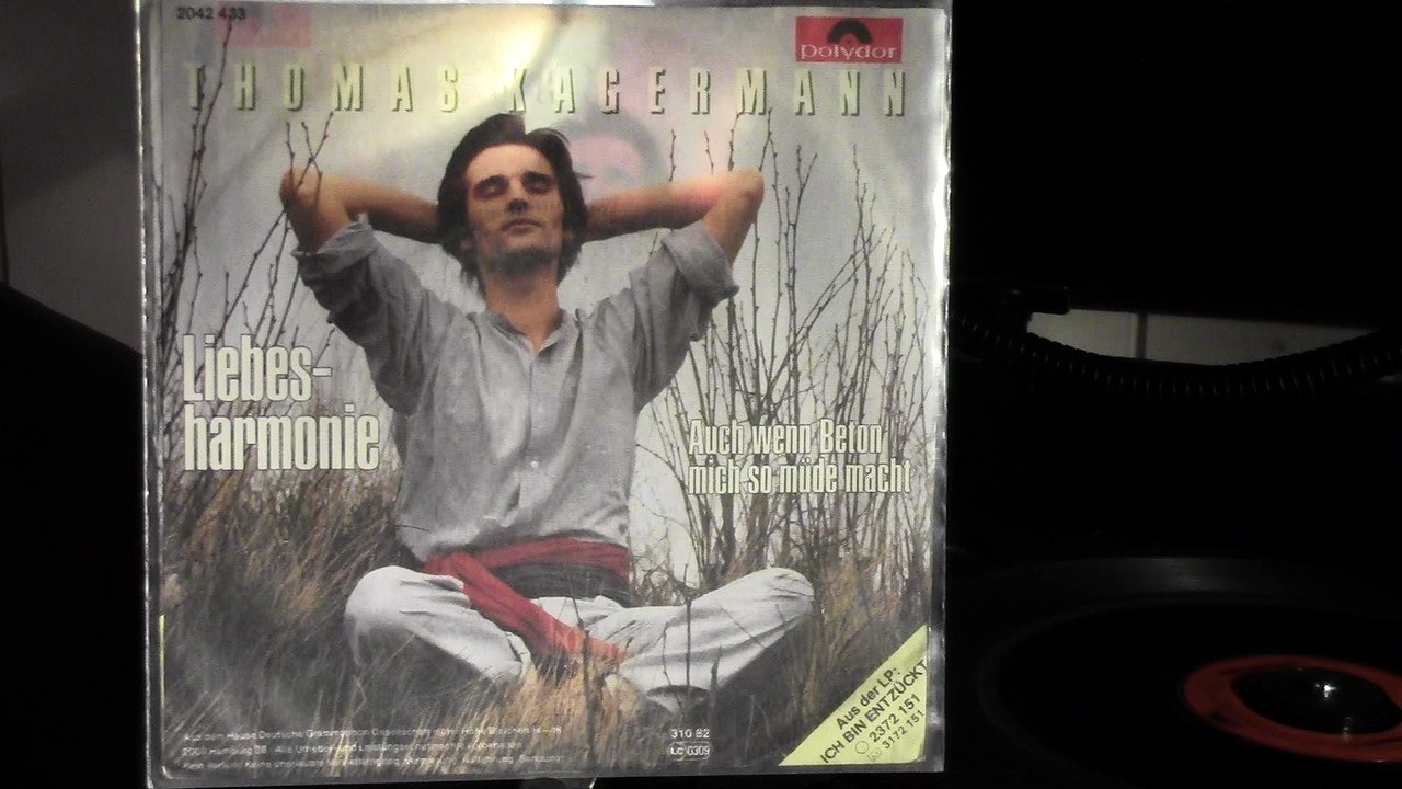 THOMAS KAGERMANN auf POLYDOR 2042 433 mit dem Titel 'Liebesharmonie' Vö 1982