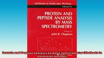 READ book  Protein and Peptide Analysis by Mass Spectrometry Methods in Molecular Biology  FREE BOOOK ONLINE