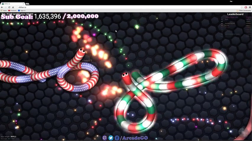 Slither.io 37K+ Best Trick (Slither.io Similar Game to Agar.io Solo  Gameplay) 