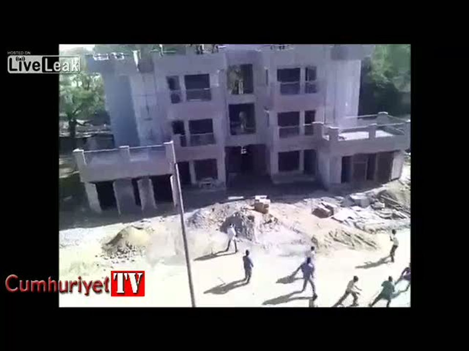 Leopar dehşeti kamerada