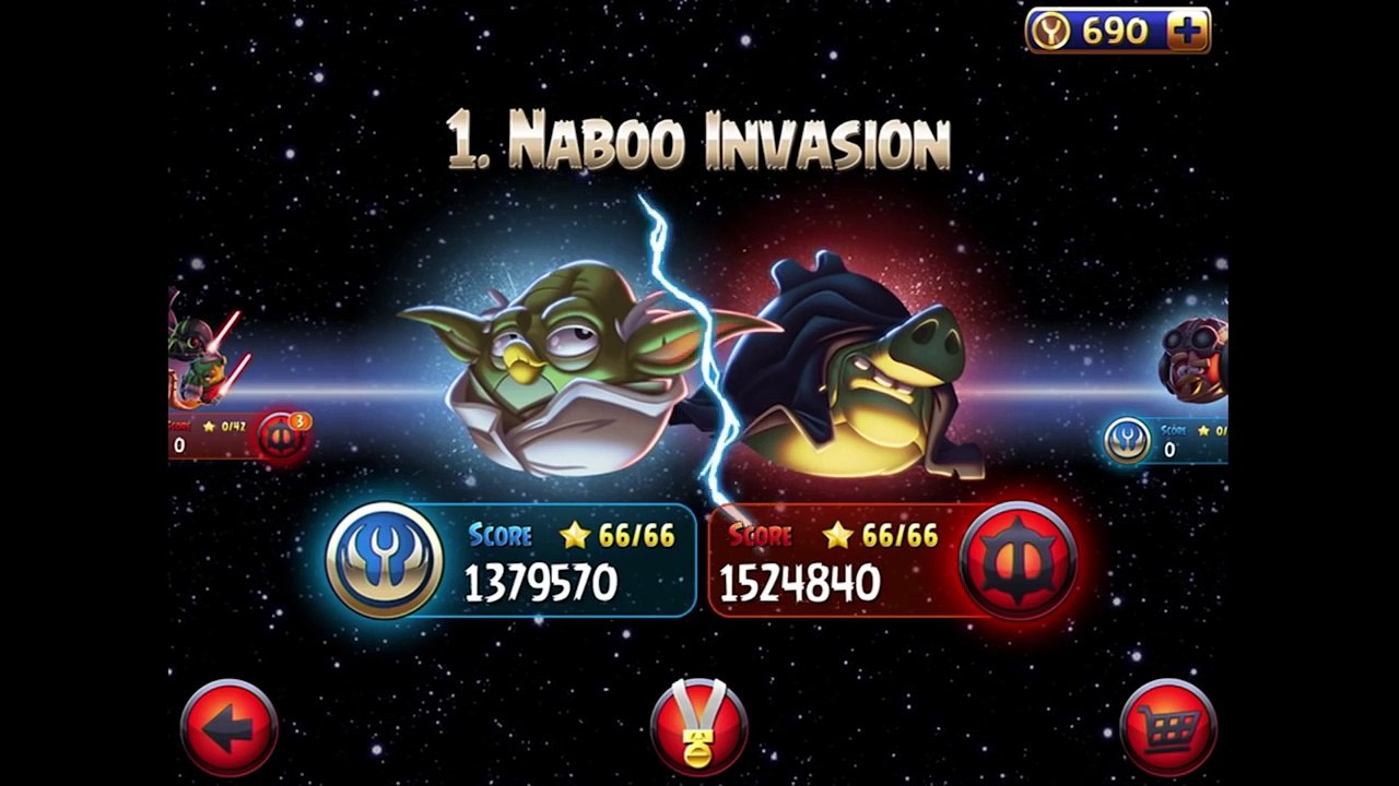 Angry Birds Star Wars 2 - Gameplay Walkthrough Part 5 - Jar-Jar Binks! 3 Stars! (iOS/Android)