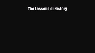 Read The Lessons of History PDF Online