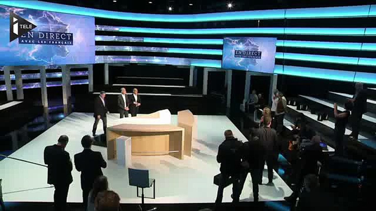 Itélé dévoile le décor de l'émission avec Francois Hollande ce soir sur France 2
