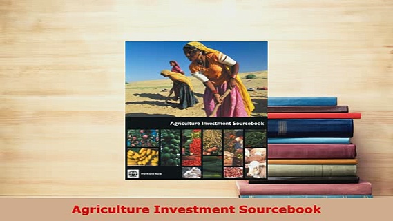 PDF  Agriculture Investment Sourcebook Download Online