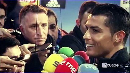  La sonrisa de Cristiano Ronaldo al escuchar eres el mejor al acabar el partido