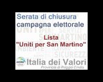 Serata di chiusura campagna elettorale a San Martino [10/11]