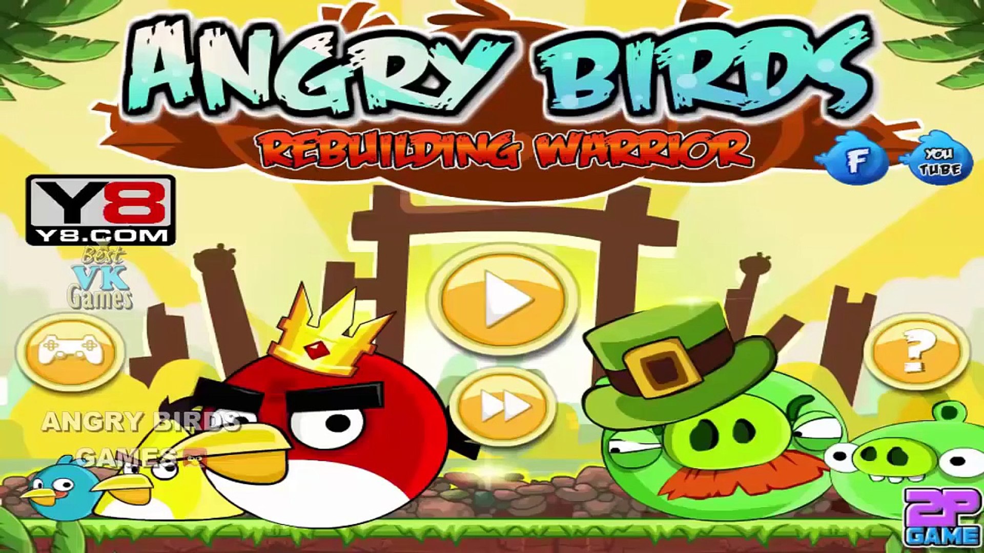 ⁣ANGRY BIRDS: Angry Birds Rebuilding Warrior FULL GAME - Angry Birds Games