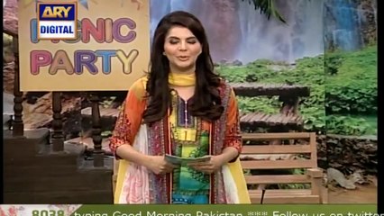 Nida Yasir  highlights the Health benefits of going on a Picnic