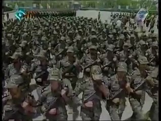 ایرانی فوج کا امام علی،حسن،حْسین ع،کو... IRANIAN ARMY MARCH PASS