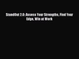 [Read Book] StandOut 2.0: Assess Your Strengths Find Your Edge Win at Work  EBook