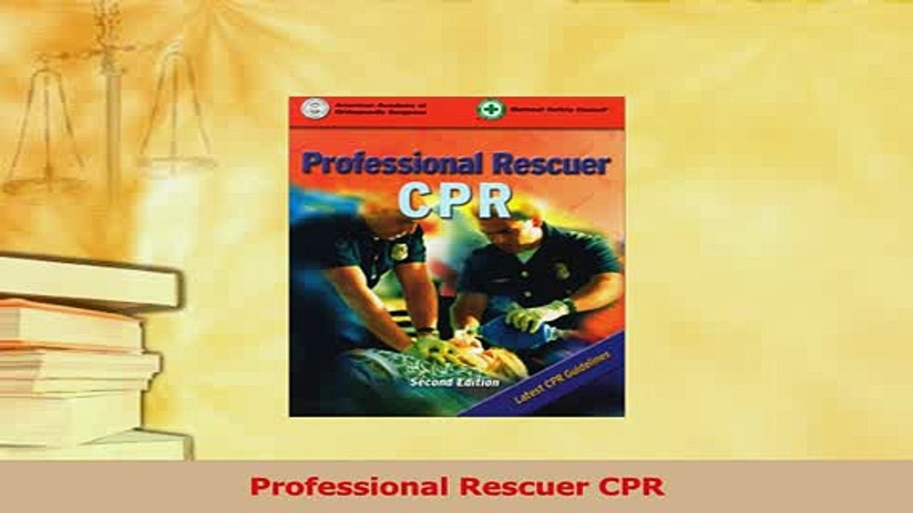 Read  Professional Rescuer CPR Ebook Free