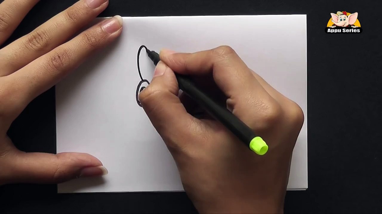 How to Draw A Cartoon Bumble Bee in Hindi