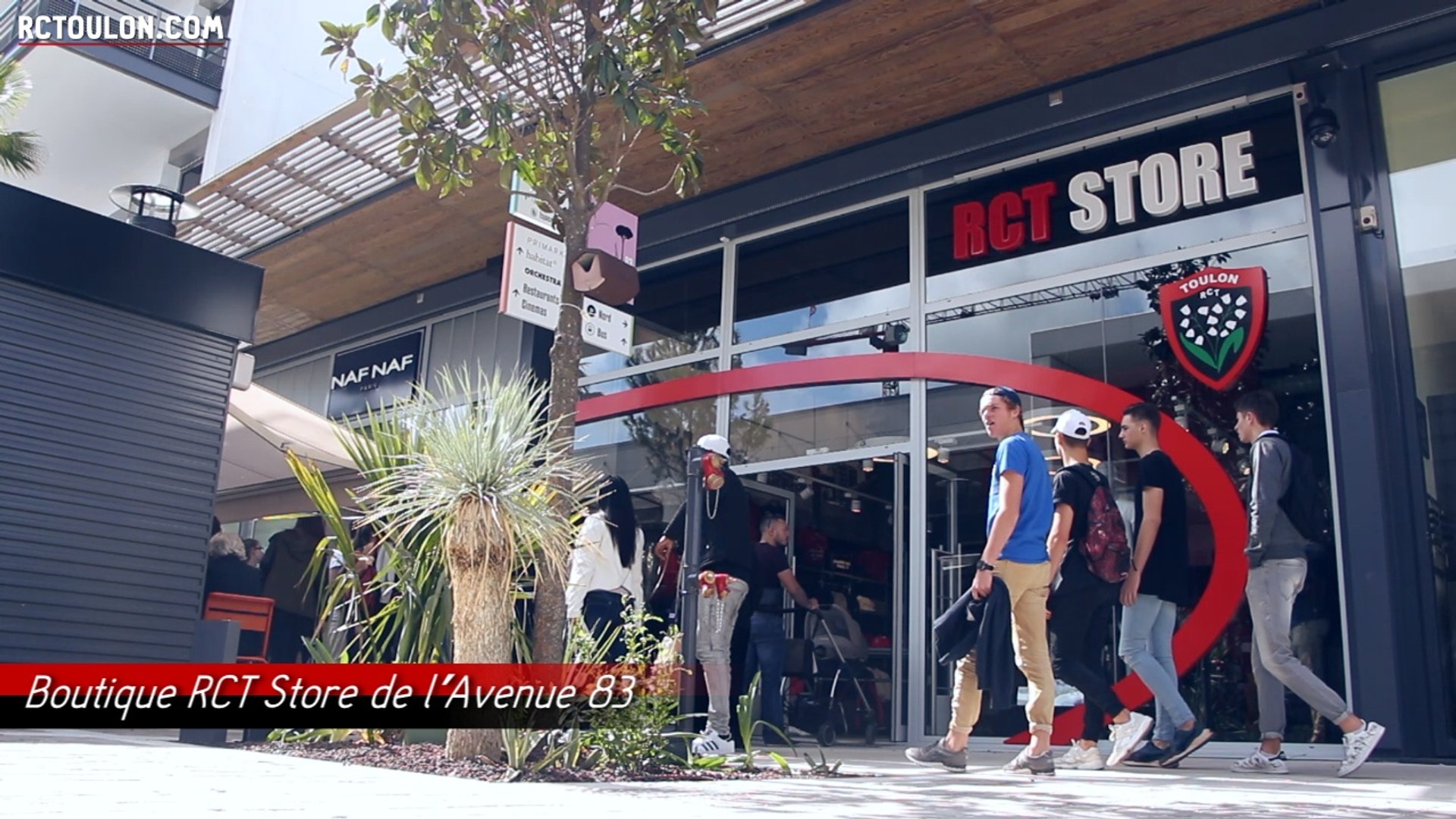 Découvrez le RCT Store et le RCT Café de l'Avenue 83 - Vidéo Dailymotion