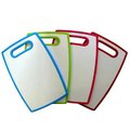 Set of 4 Medium Chopping Boards Colours 20.5cm x 30.5cm - Blue Green Red Pink Deal